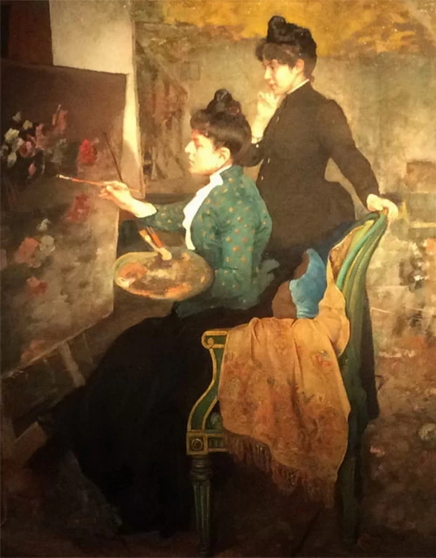 La pittrice